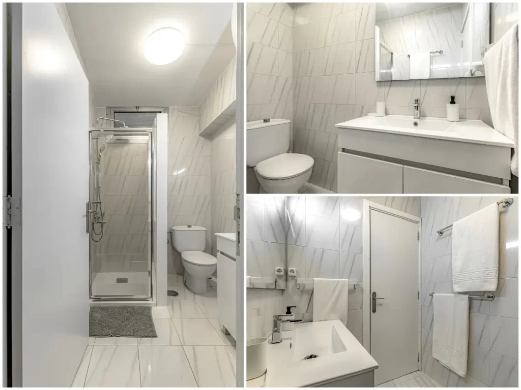 Apartment 5 - Baño con ducha