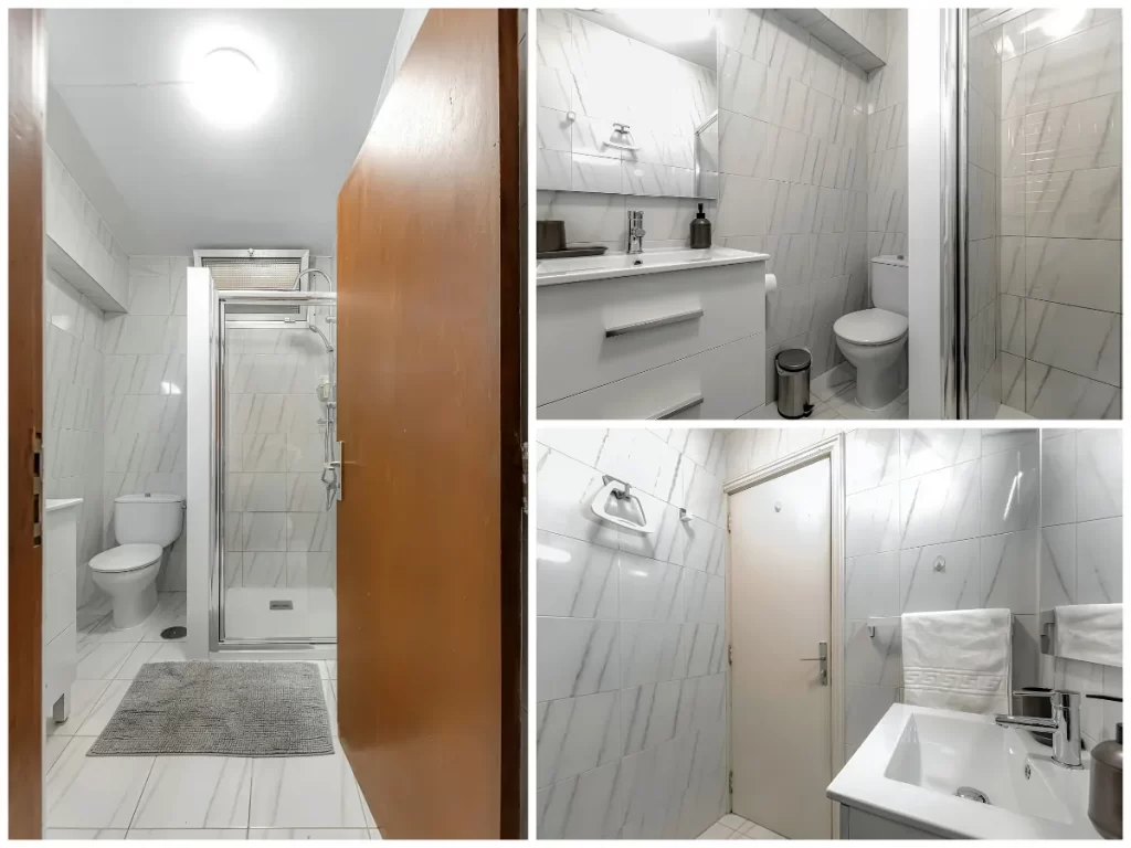 Apartment 6 - Baño con ducha