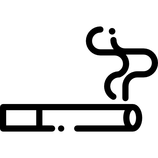 Permitido fumar solo en el balcón / terraza