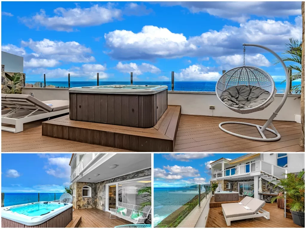 Ocean View - Terraza con jacuzzi