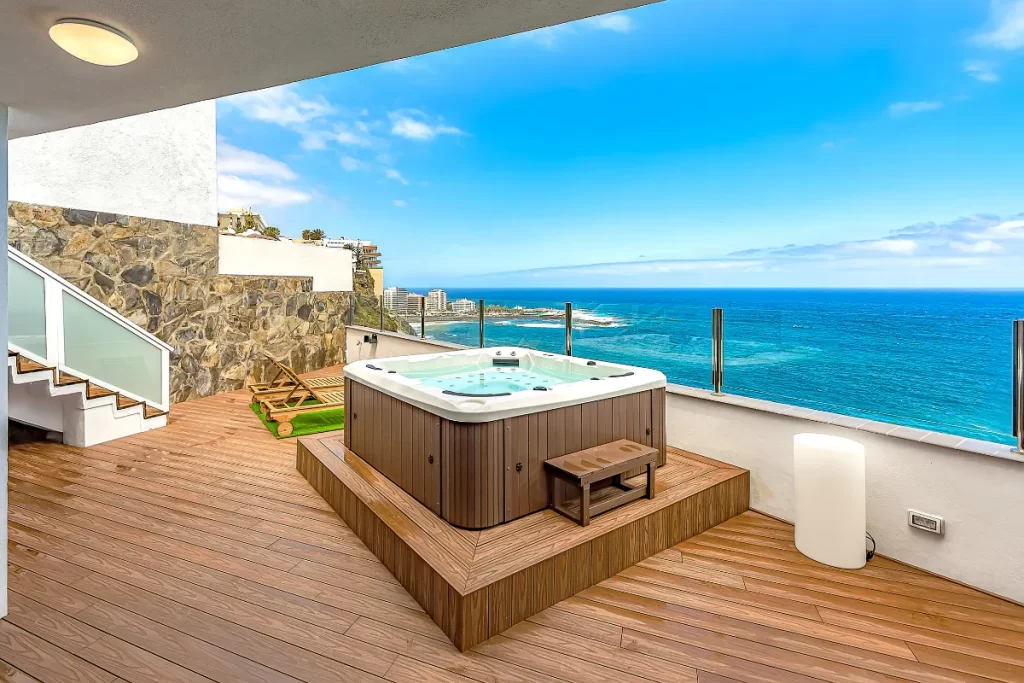 Ocean View - Terraza con jacuzzi